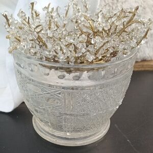 White and Gold Vase with Elegant Accents